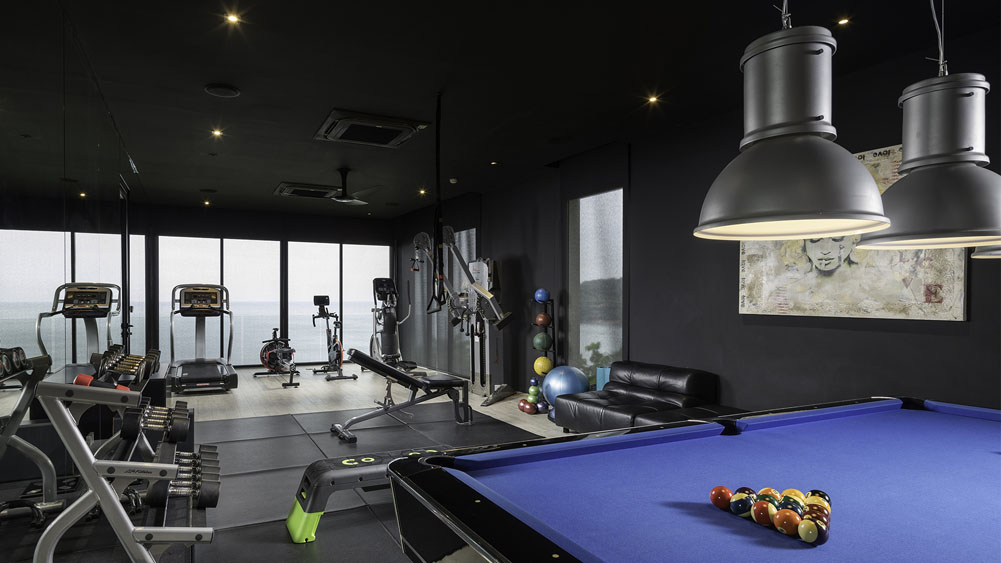Malaiwana Villa M - Games room and gym